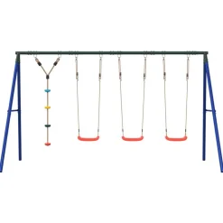 vidaXL Ensemble balançoire d'extérieur balançoires et corde à disque
