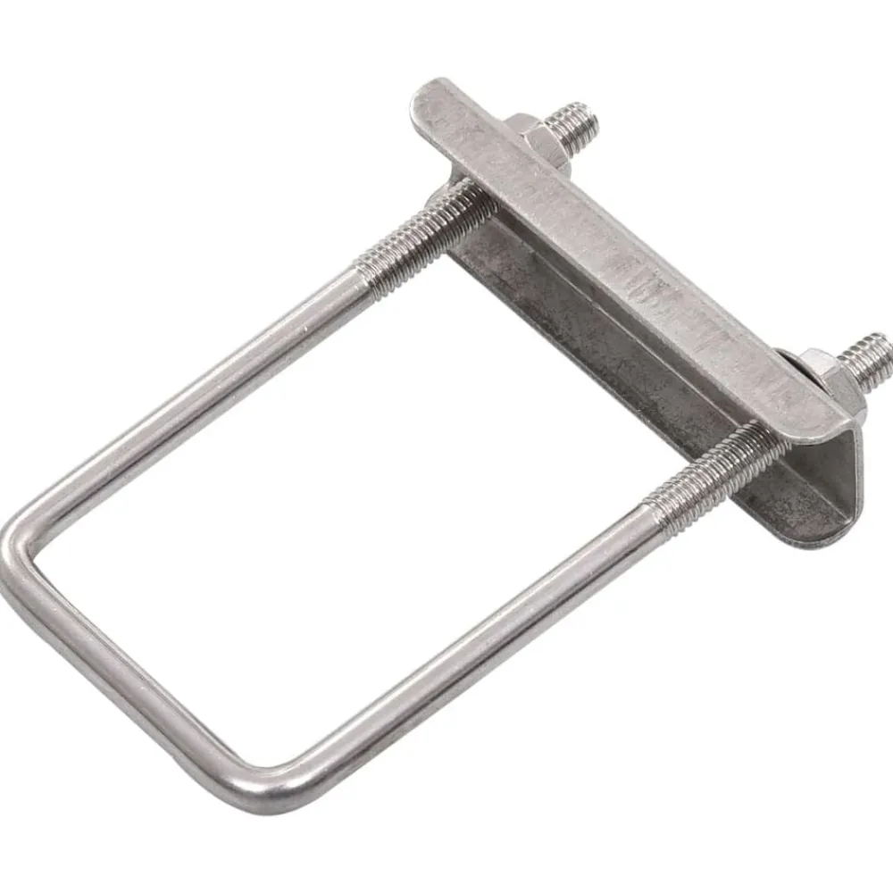 Clôtures & Barrières-vidaXL Ensemble de 25 connecteurs en U pour poteau de clôture 60x40 mm Argent