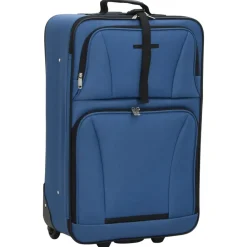 vidaXL Ensemble de bagages de voyage tissu
