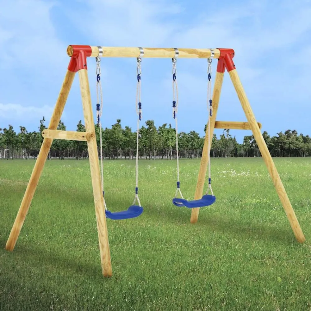 Jeux De Plein Air-vidaXL Ensemble de balançoire 230x130x166 cm Bois de pin