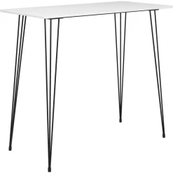Ensembles De Meubles-vidaXL Ensemble de bar 5 pcs Blanc et gris