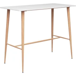 Ensembles De Meubles-vidaXL Ensemble de bar 5 pcs Blanc et gris