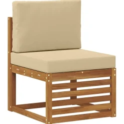 Ensembles De Meubles-vidaXL Ensemble de canapé d'angle avec coussin 5 pcs Naturel et beige
