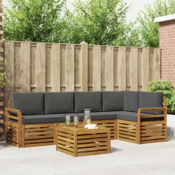 vidaXL Ensemble de canapé d'angle 6 pcs