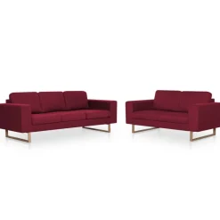 vidaXL Ensemble de canapé 2 pcs Tissu