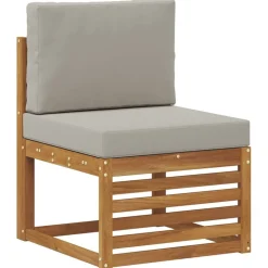 Ensembles De Meubles-vidaXL Ensemble de canapé d'angle 6 pcs Gris Naturel et Clair Naturel et gris clair