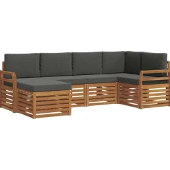 vidaXL Ensemble de canapé d'angle 6 pcs