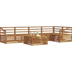 vidaXL Ensemble de canapés d'extérieur 6 pcs