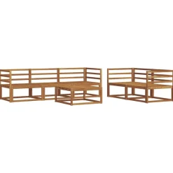 vidaXL Ensemble de canapés d'extérieur 6 pcs