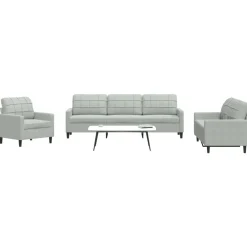 vidaXL Ensemble de canapés 4 pcs avec coussins Velours