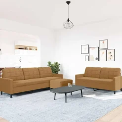 vidaXL Ensemble de canapés 3 pcs avec coussins Velours
