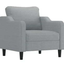 vidaXL Ensemble de canapés 4 pcs avec coussins Tissu