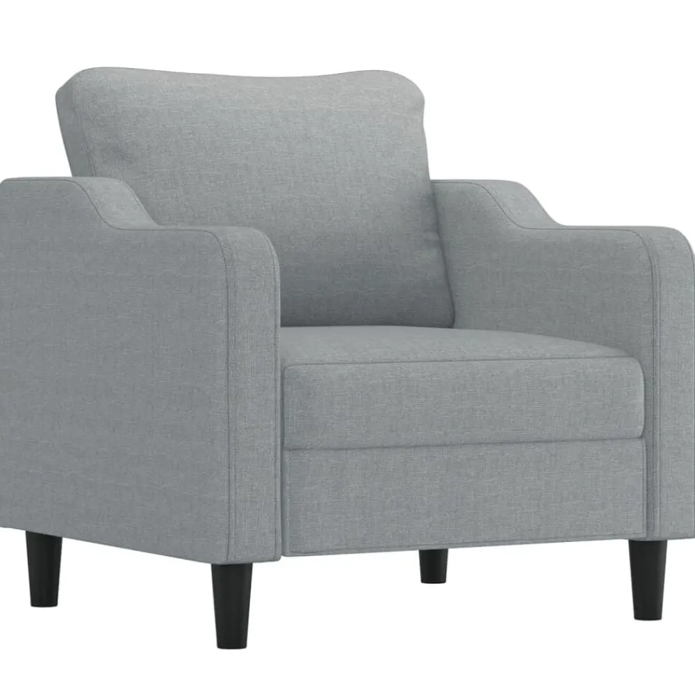 vidaXL Ensemble de canapés 4 pcs avec coussins Tissu