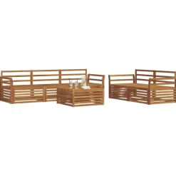 vidaXL Ensemble de canapés d'extérieur 6 pcs