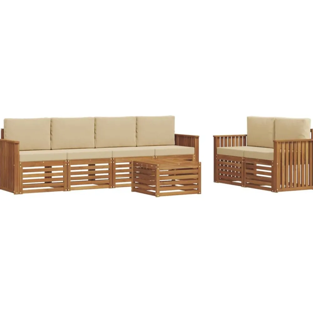 vidaXL Ensemble de canapés d'extérieur avec coussin