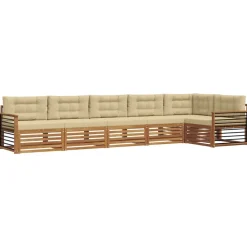 vidaXL Ensemble de canapés d'extérieur 6 pcs