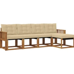 vidaXL Ensemble de canapés d'extérieur 5 pcs