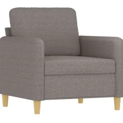 vidaXL Ensemble de canapés 4 pcs avec coussins tissu
