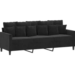vidaXL Ensemble de canapés 4 pcs avec coussins Velours