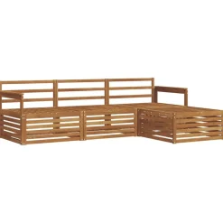 vidaXL Ensemble de canapés d'extérieur 4 pcs