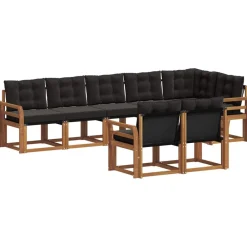vidaXL Ensemble de canapés d'extérieur 8 pcs