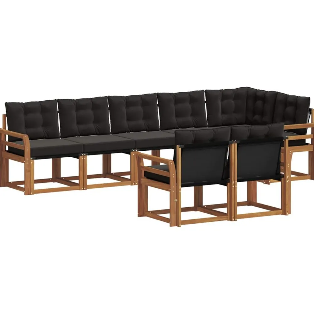 vidaXL Ensemble de canapés d'extérieur 8 pcs