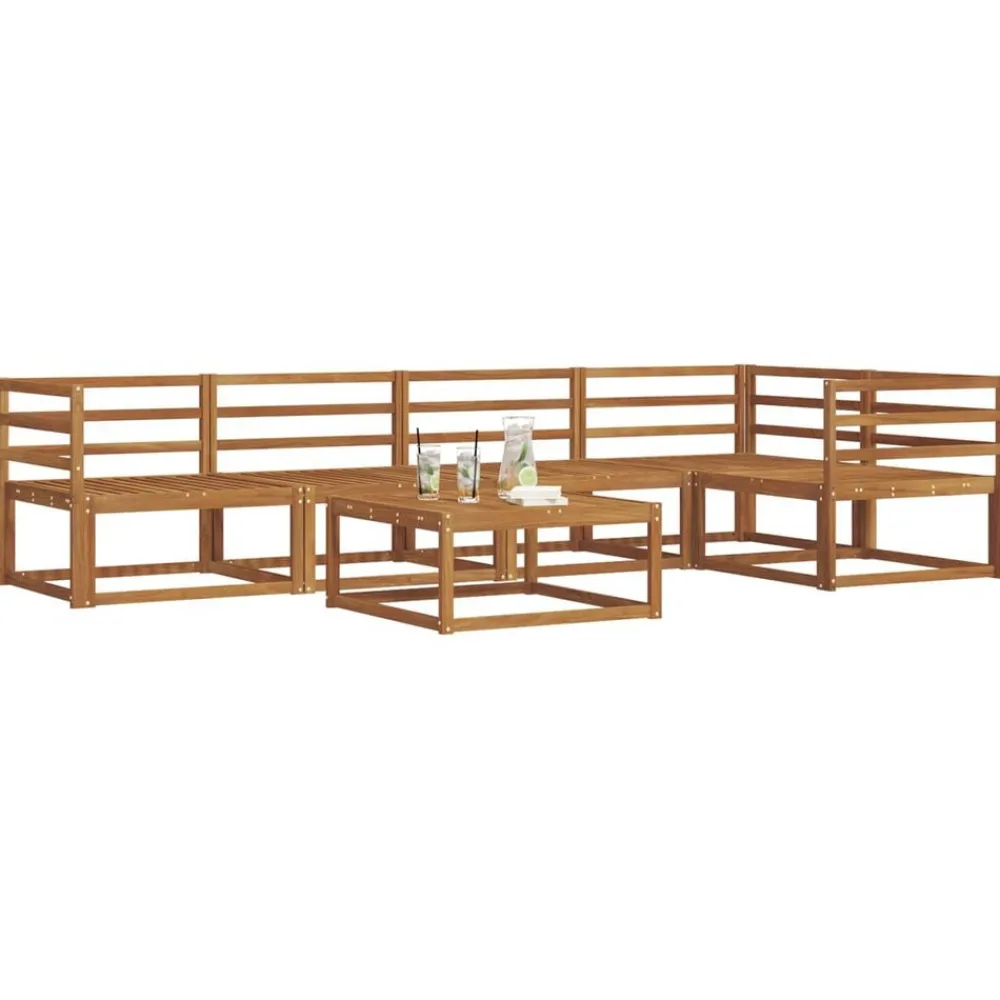 vidaXL Ensemble de canapés d'extérieur 6 pcs