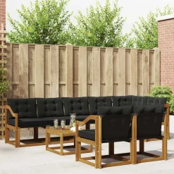 vidaXL Ensemble de canapés d'extérieur 9 pcs