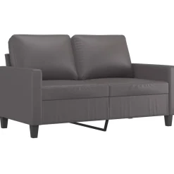 vidaXL Ensemble de canapés 2 pcs avec coussins Similicuir