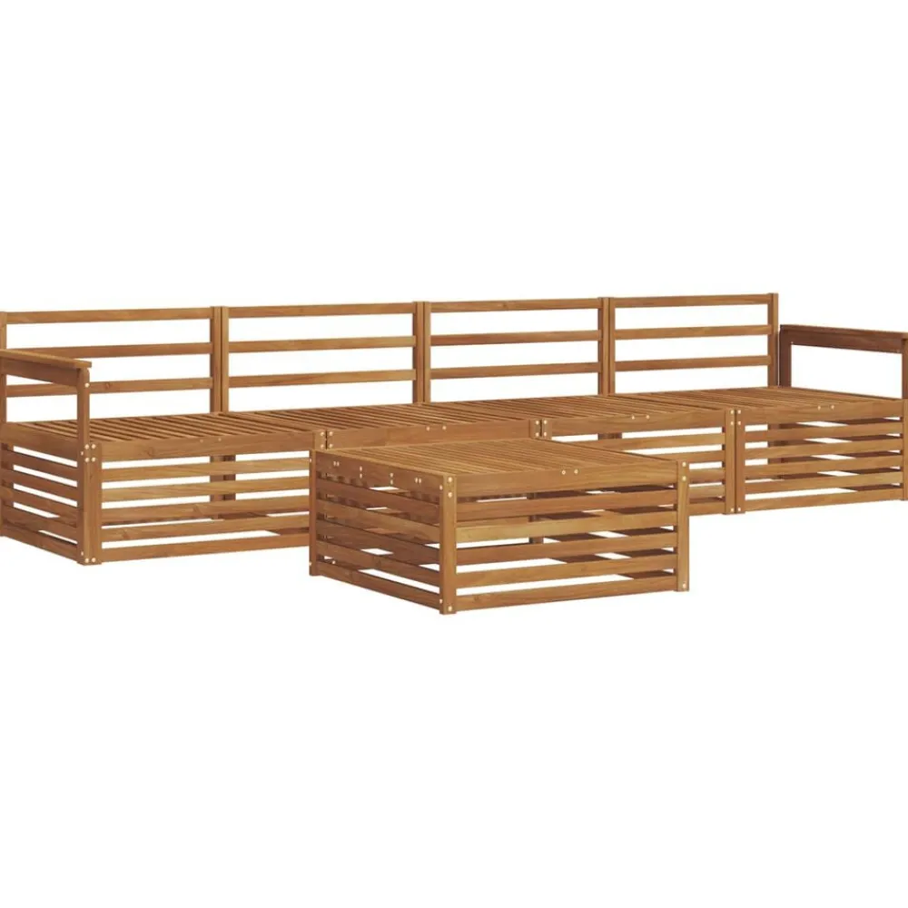 vidaXL Ensemble de canapés d'extérieur 5 pcs
