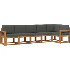 vidaXL Ensemble de canapés d'extérieur 6 pcs