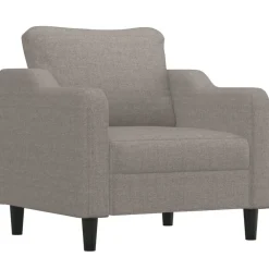 vidaXL Ensemble de canapés 4 pcs avec coussins tissu