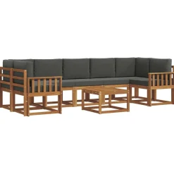vidaXL Ensemble de canapés d'extérieur 8 pcs