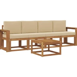 vidaXL Ensemble de canapés d'extérieur 5 pcs