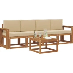 vidaXL Ensemble de canapés d'extérieur 5 pcs