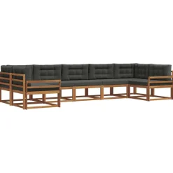 vidaXL Ensemble de canapés d'extérieur 7 pcs