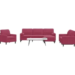 vidaXL Ensemble de canapés 4 pcs avec coussins et traversins velours