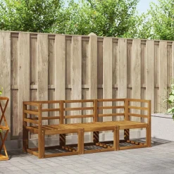 Ensembles De Meubles-vidaXL Ensemble de canapés d'extérieur 3 pcs Naturel