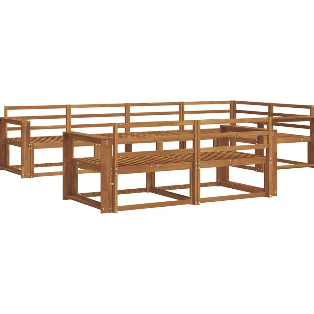 vidaXL Ensemble de canapés d'extérieur 7 pcs