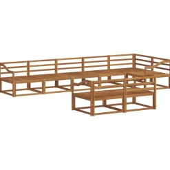 vidaXL Ensemble de canapés d'extérieur 8 pcs
