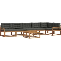 vidaXL Ensemble de canapés d'extérieur 7 pcs