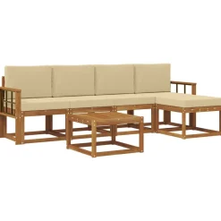 vidaXL Ensemble de canapés d'extérieur 6 pcs