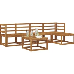 vidaXL Ensemble de canapés d'extérieur 6 pcs