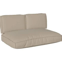 Décorations-vidaXL Ensemble de coussins 3 pcs Tissu Oxford Taupe