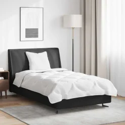 Linge-vidaXL Ensemble de Duvet avec oreiller 2 pcs Blanc Microfibre