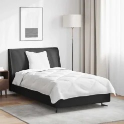 Linge-vidaXL Ensemble de Duvet avec oreiller 2 pcs Blanc Microfibre