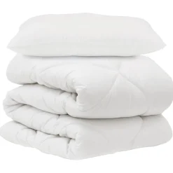 vidaXL Ensemble de Duvet avec oreiller 2 pcs Blanc Microfibre