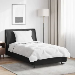 Linge-vidaXL Ensemble de Duvet avec oreiller 2 pcs Blanc Microfibre