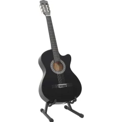 vidaXL Ensemble de guitare découpée classique 12 pcs 6 cordes 38"