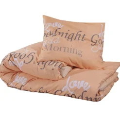 Linge-vidaXL Ensemble de housse de couette 140x200 cm Coton Rose